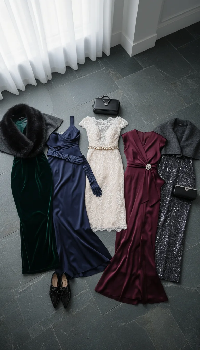 visual shopping guide formal winter