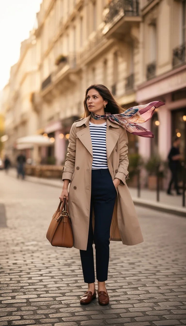 effortless parisian spring ensemble