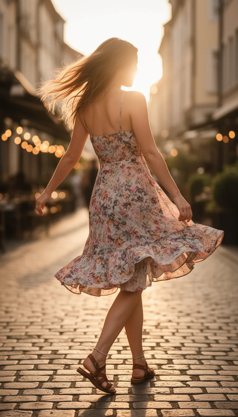 lightweight chic summer outfit