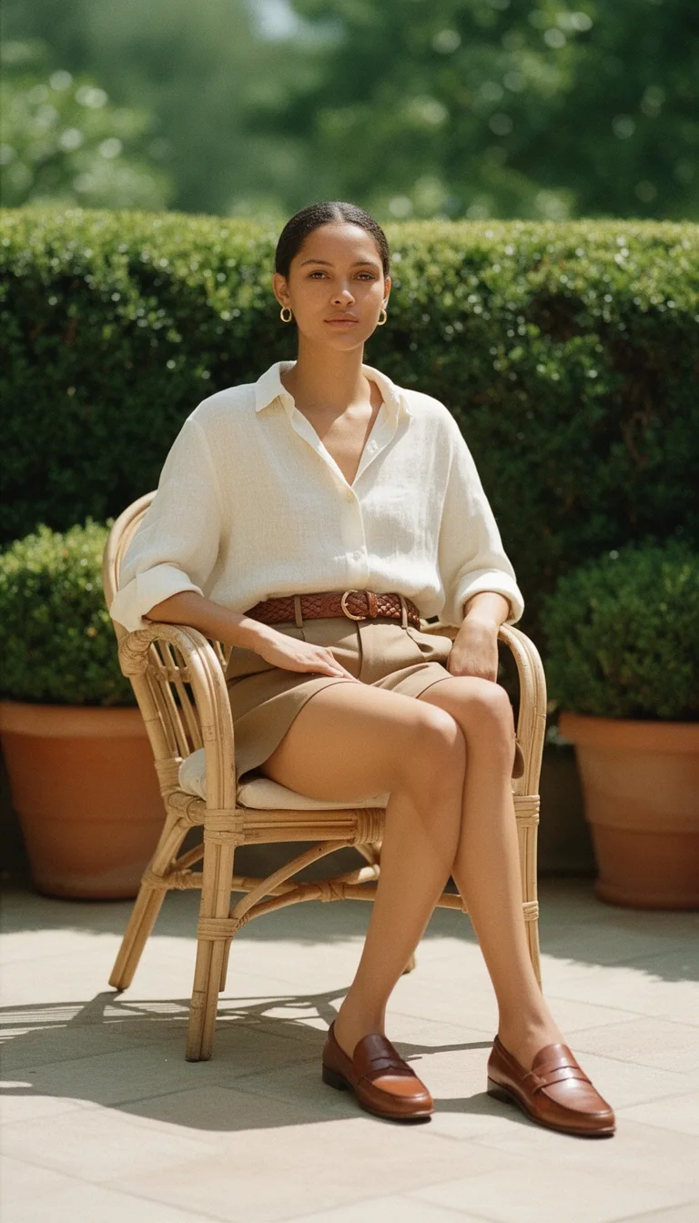 tailored linen summer sophistication