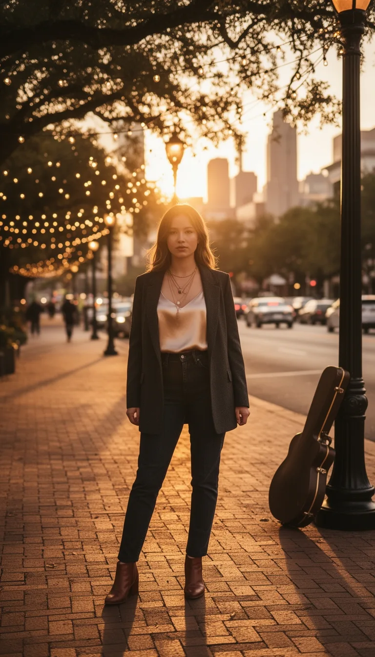 buttery silk camisole ensemble