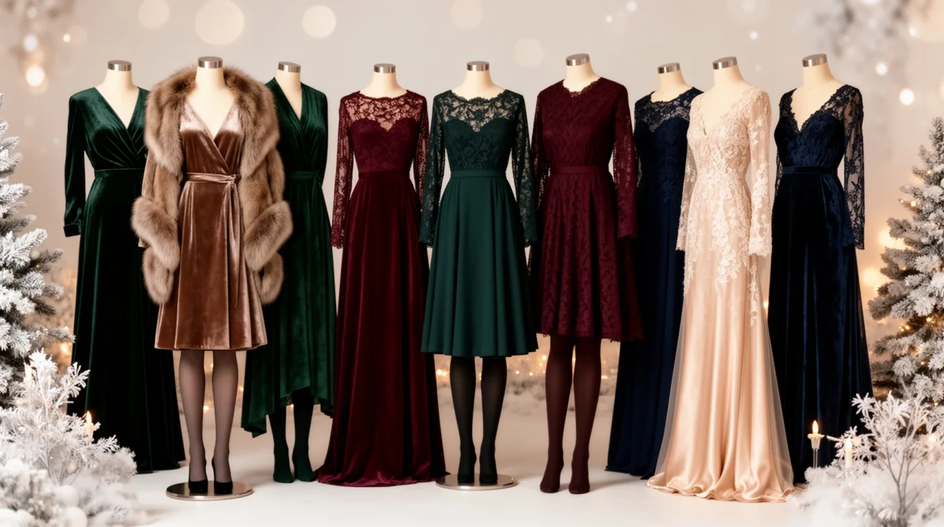 elegant cozy winter wedding attire