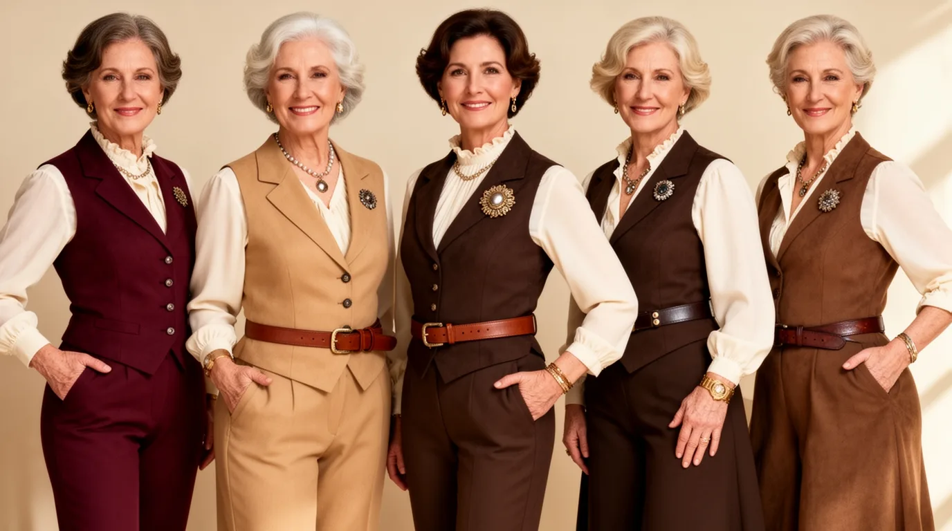 flattering stagecoach outfits for olderwomen
