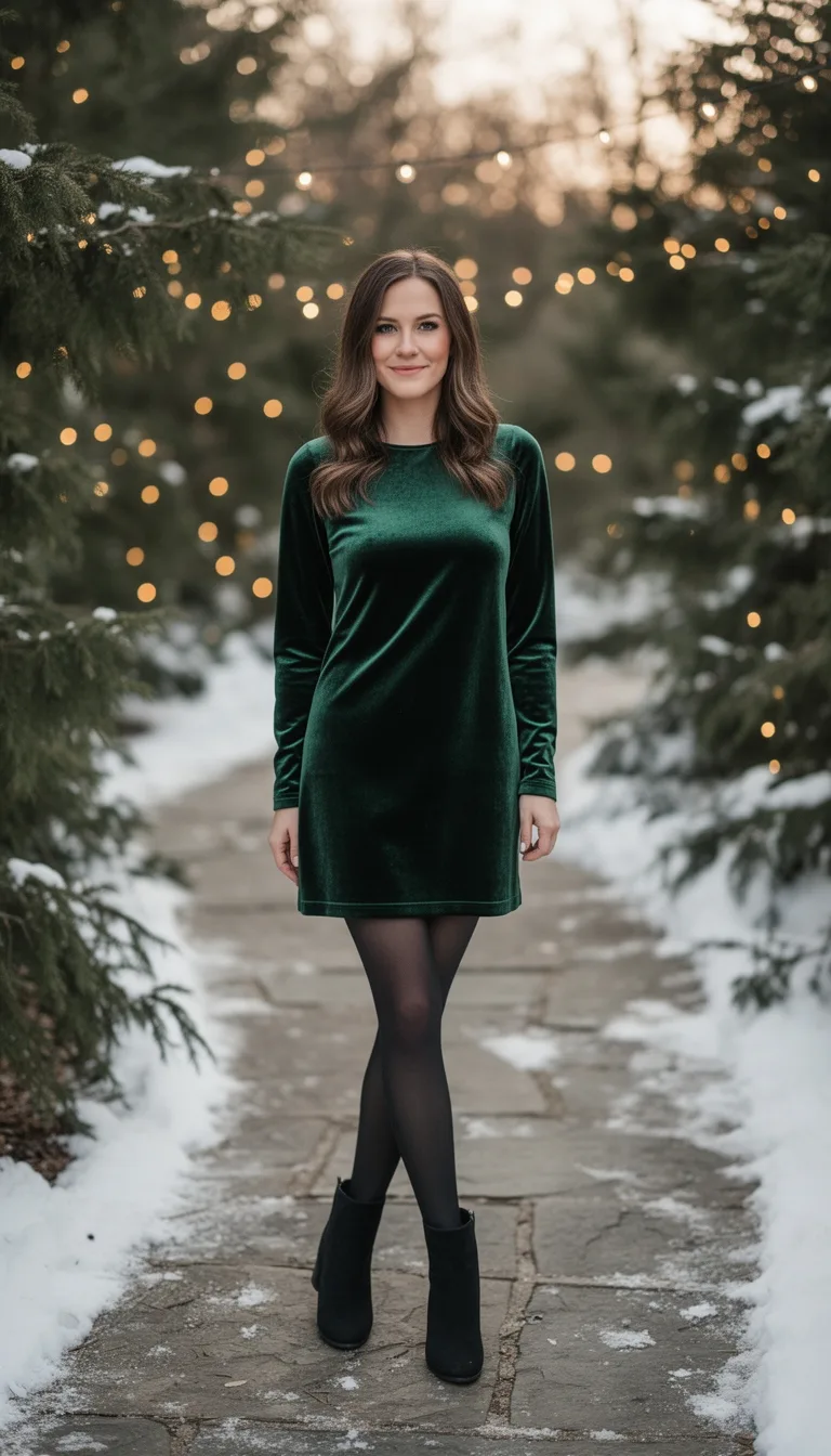 forest green velvet mini