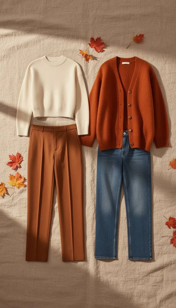 high waisted vs relaxed layering