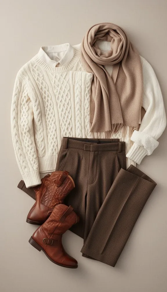 layered textures streamlined silhouettes