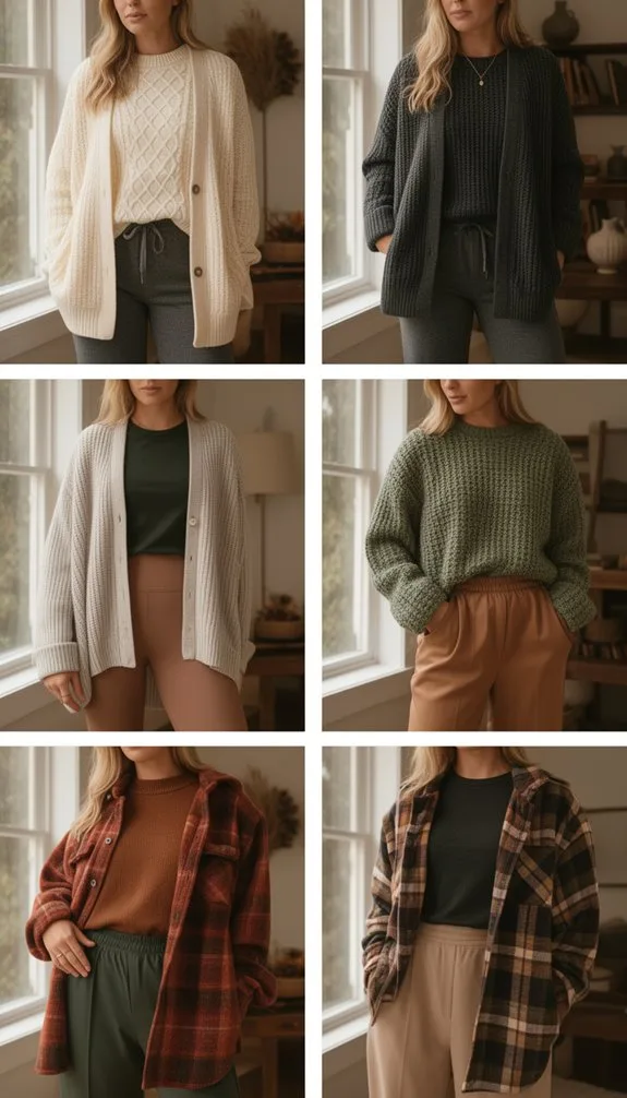 modular layered cozy wardrobe