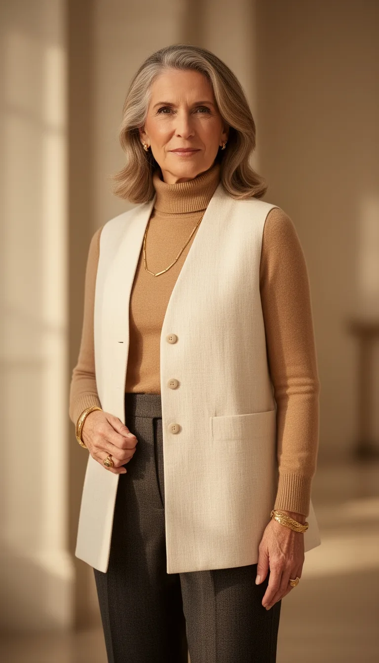 neutral layered polished elegance