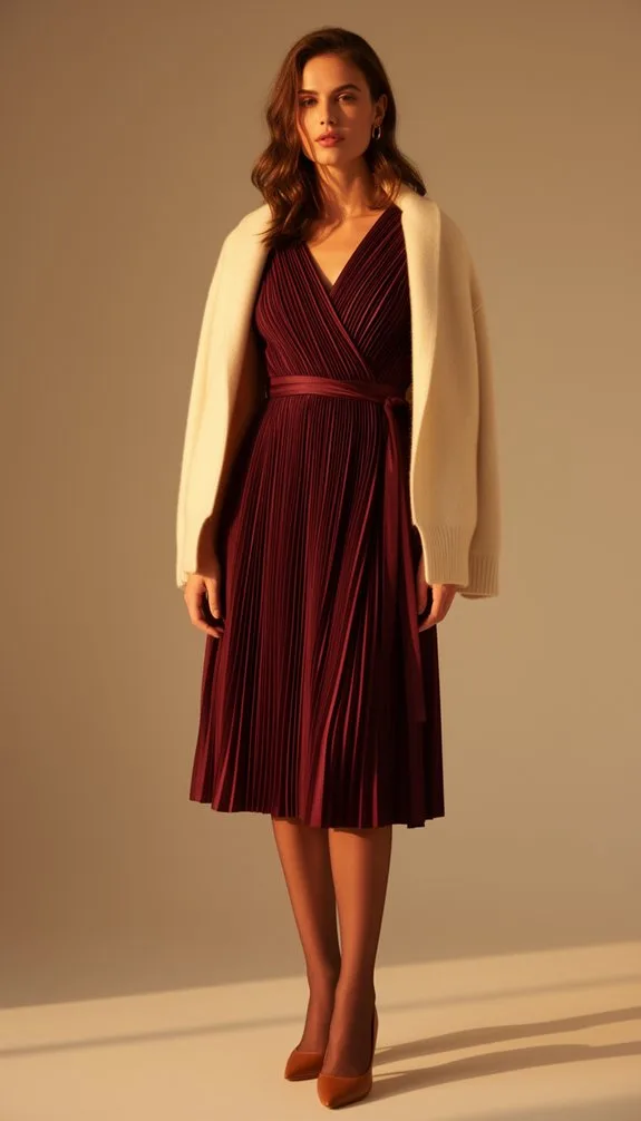 polished warm autumnal elegant dressing
