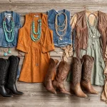 rustic western vintage travel style
