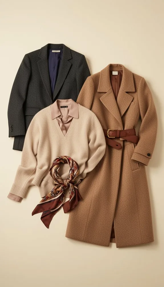 tailored blazers and coats