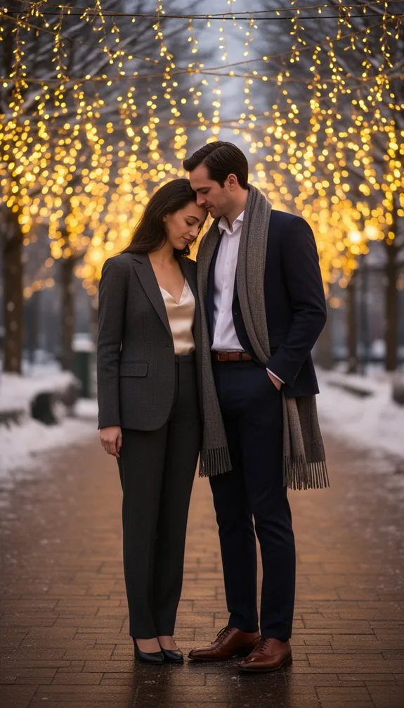 tailored tweed blazer ensemble