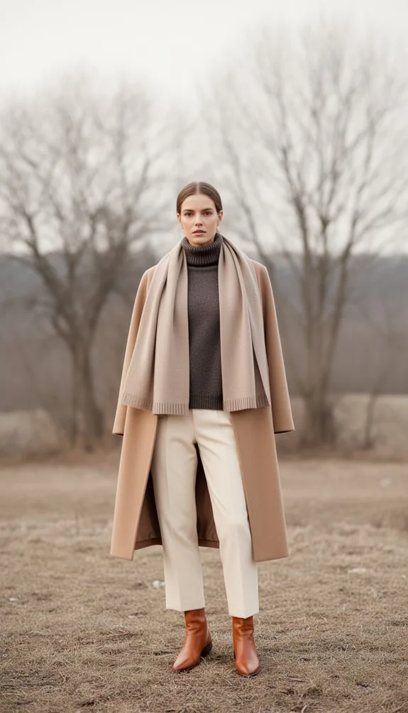 understated neutral autumn refinement