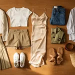 versatile 12 piece summer wardrobe