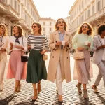 chic european spring streetwear
