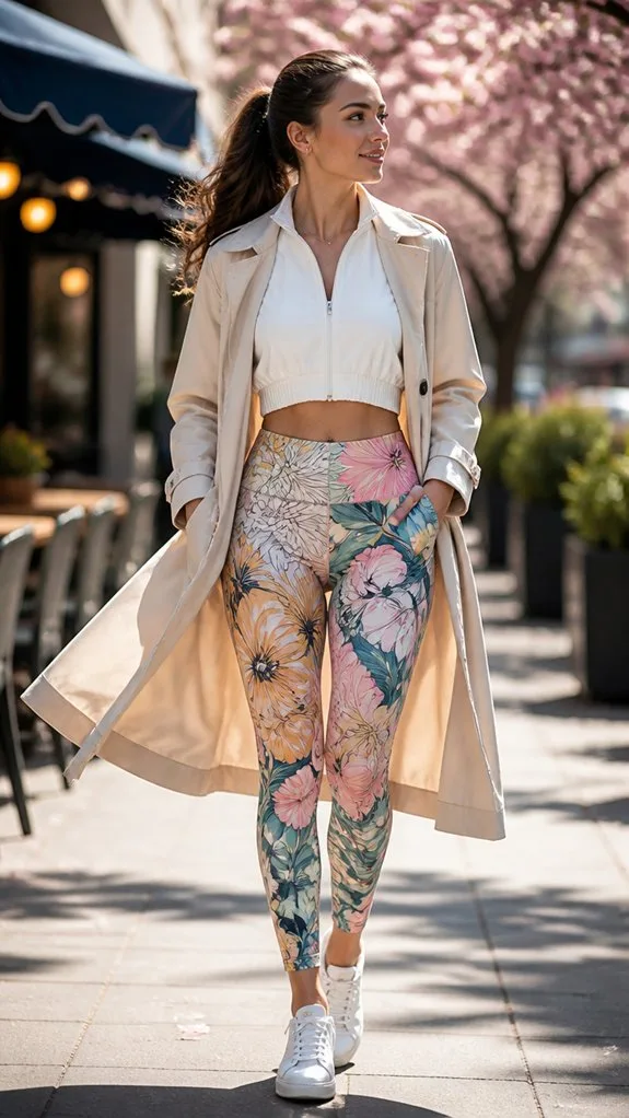 patterned leggings elevate athleisure