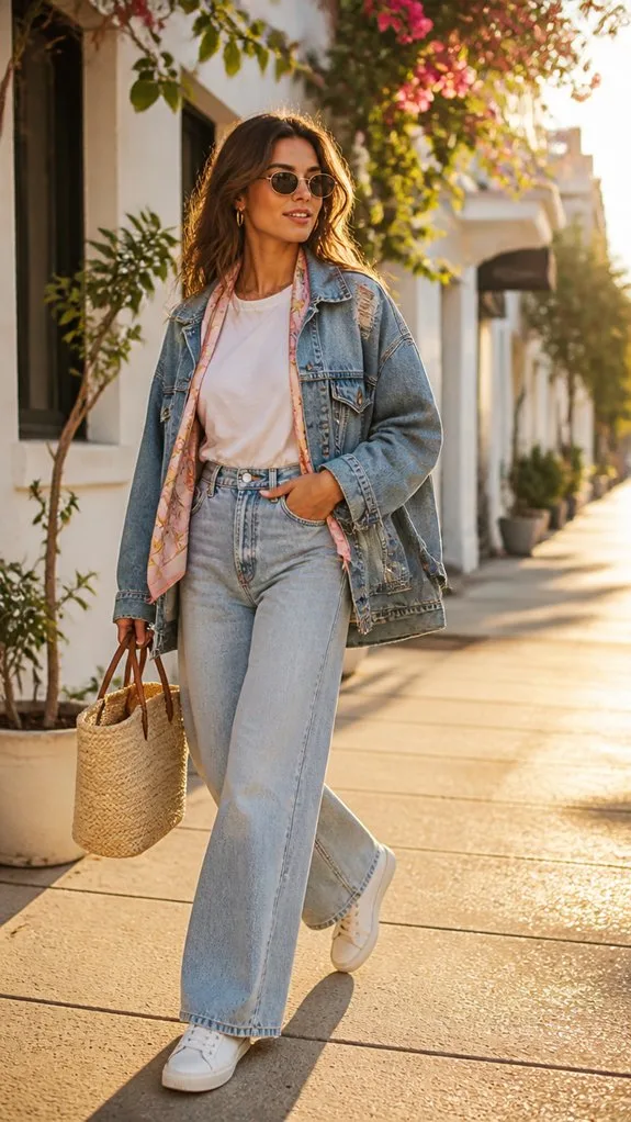 rolled sleeves structured silhouette